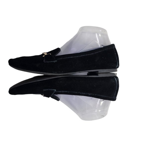 Limelight Faux Suede Loafers Women's Size 8 Black - Picture 9 of 11